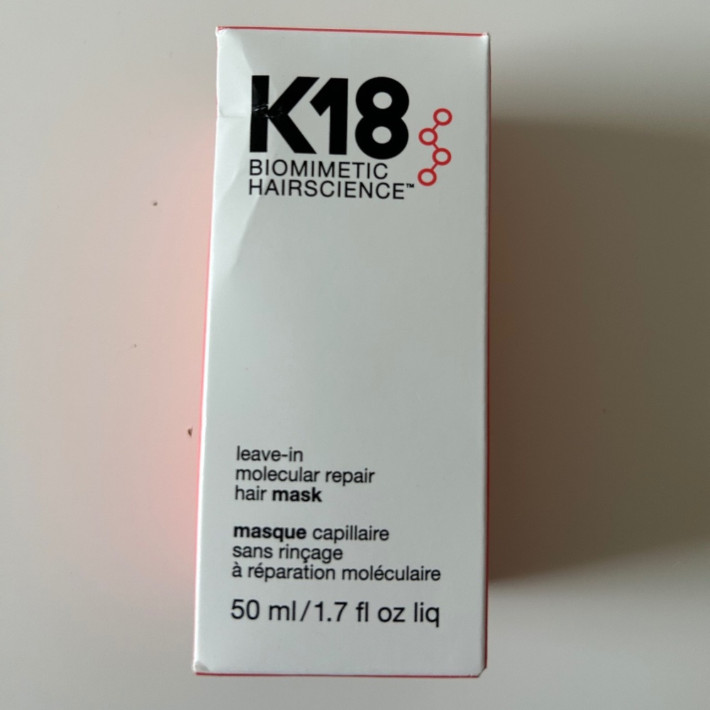 K18 Biomimetic Hairscience  Leave-In Molecular Repair Hair Mask